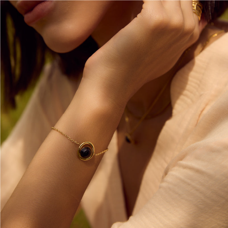 Cosmos | Obsidien Bracelet