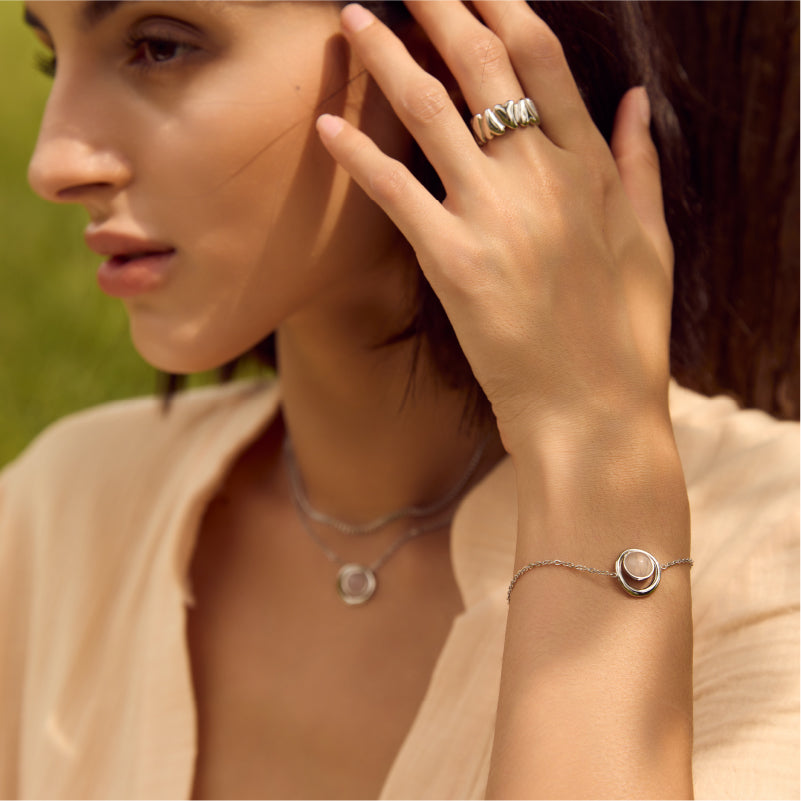 Cosmos | Rose Quartz Bracelet