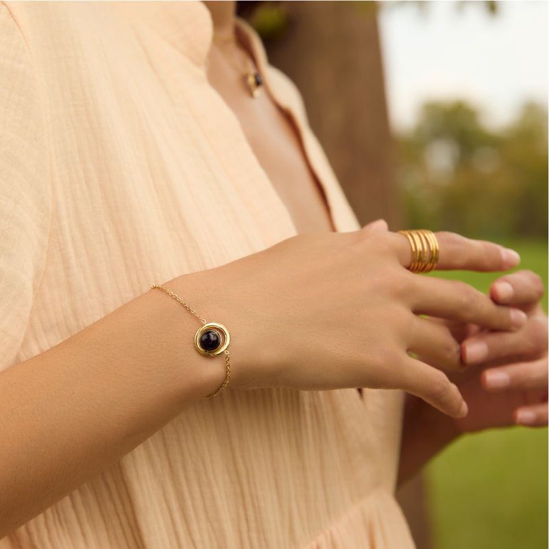 Cosmos | Obsidien Bracelet