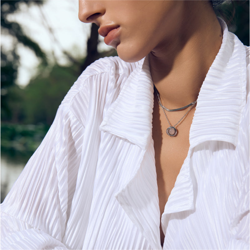 Cosmos | Rose Quartz Necklace