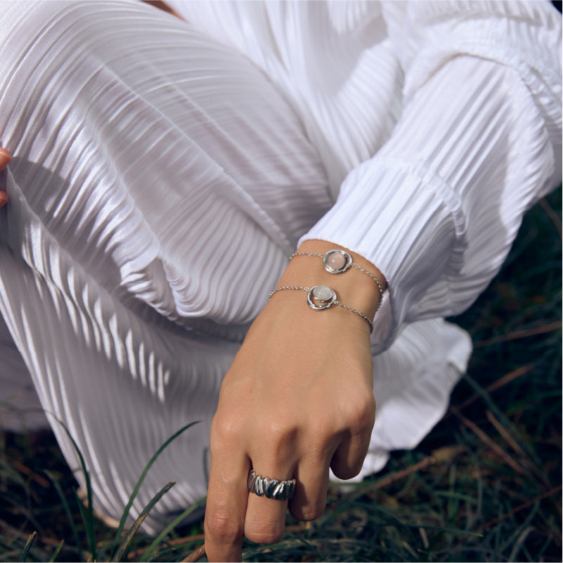 Cosmos ｜ Clear Quartz Bracelet