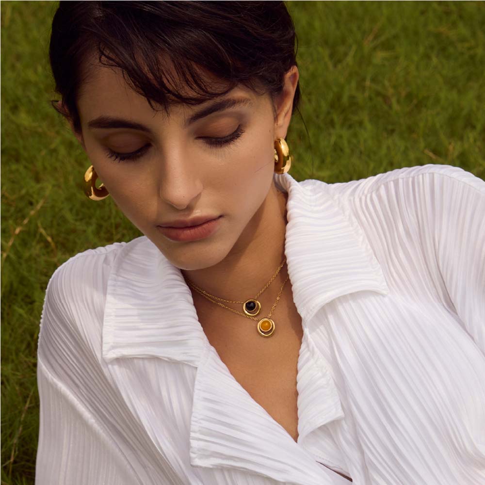 Cosmos ｜ Citrine Necklace