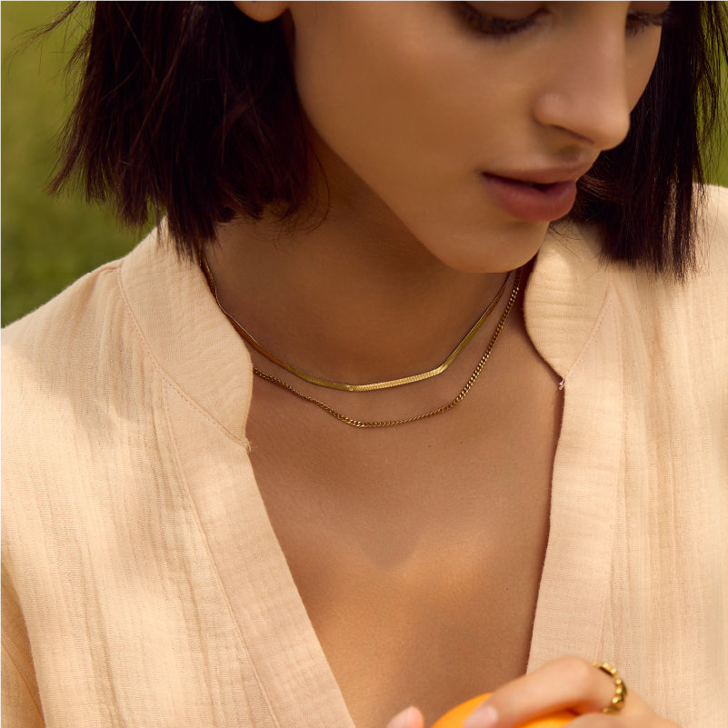 Elements ｜ Snake Chian Gold